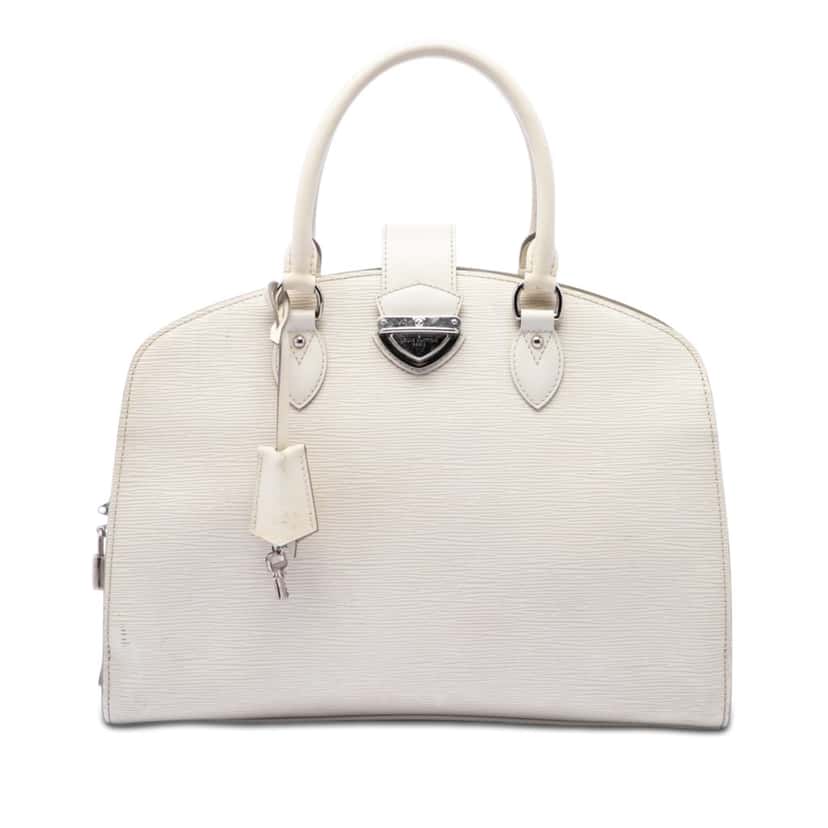 Louis Vuitton Epi Pont Neuf GM White Leather Very good condition - Front View