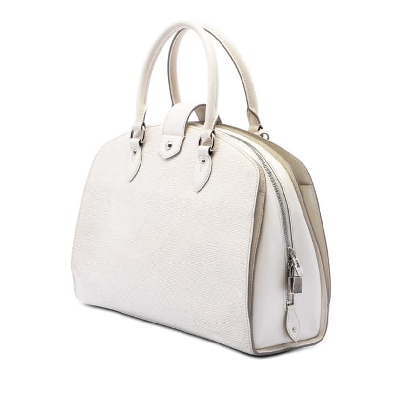 Louis Vuitton Epi Pont Neuf GM White Leather Very good condition - Back View