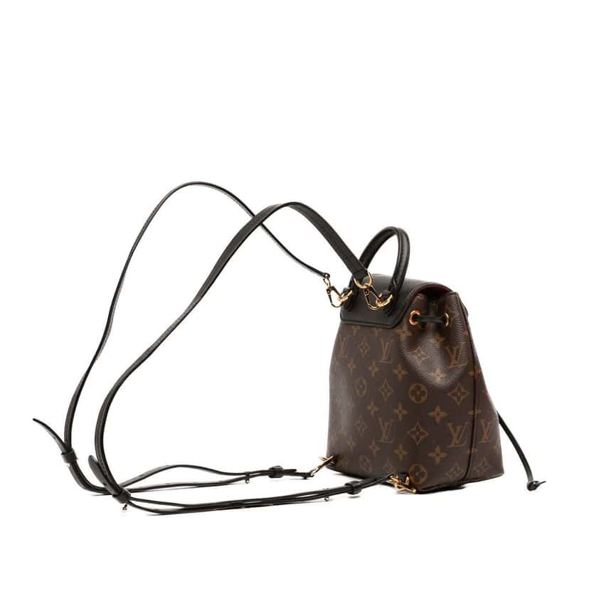 Louis Vuitton Monogram Montsouris BB Brown Very good condition - Back View