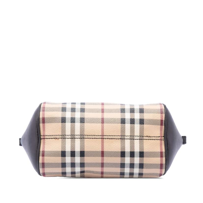 Burberry Mini Haymarket Check Coated Canvas Blaze Crossbody Beige Very good condition - Inside View