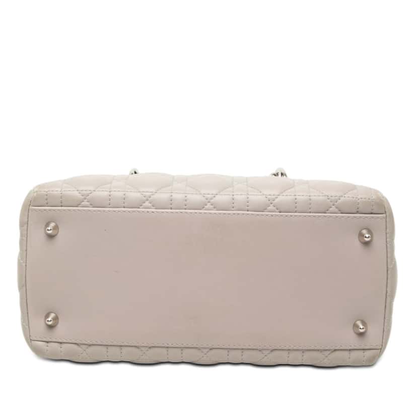 Dior Medium Lambskin Cannage Lady Dior Other Leather Very good condition - Inside View