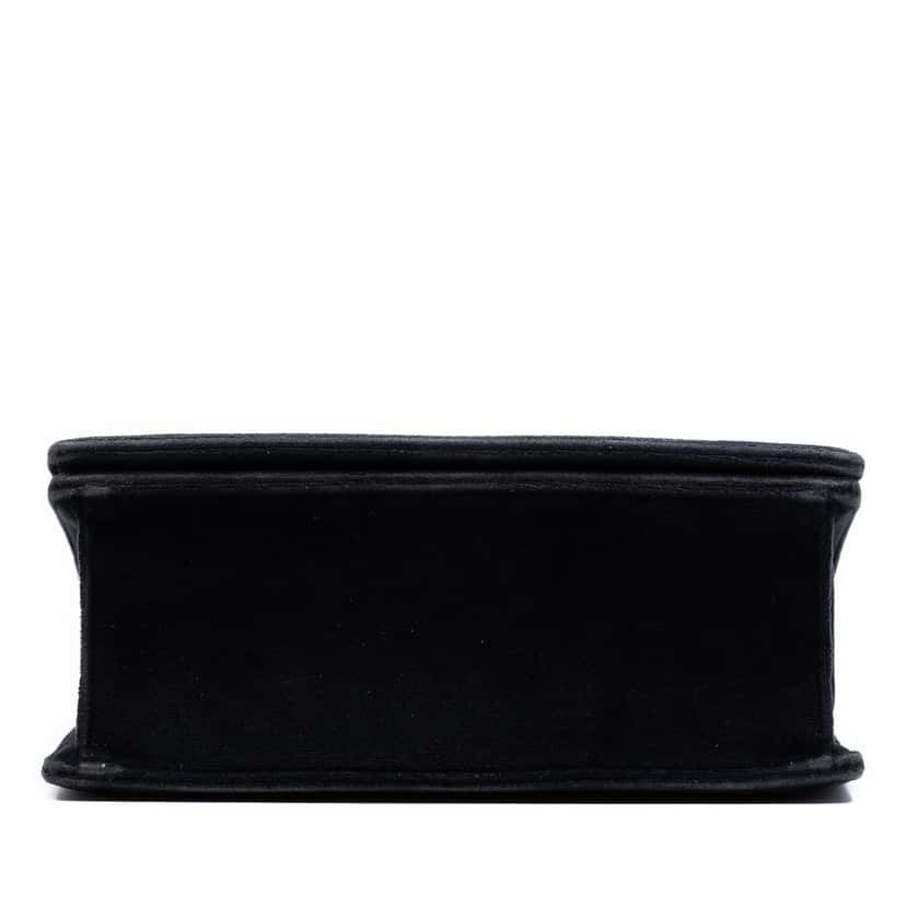 Dior Small Velvet Diorama Flap Black Very good condition - Inside View