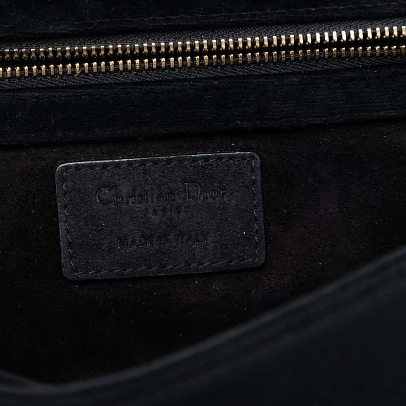 Dior Small Velvet Diorama Flap Black Very good condition - Box View