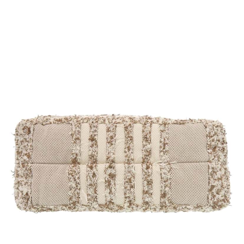 Burberry Small Needle Punch Check Canvas and Tweed Lola Satchel Beige Very good condition - Inside View