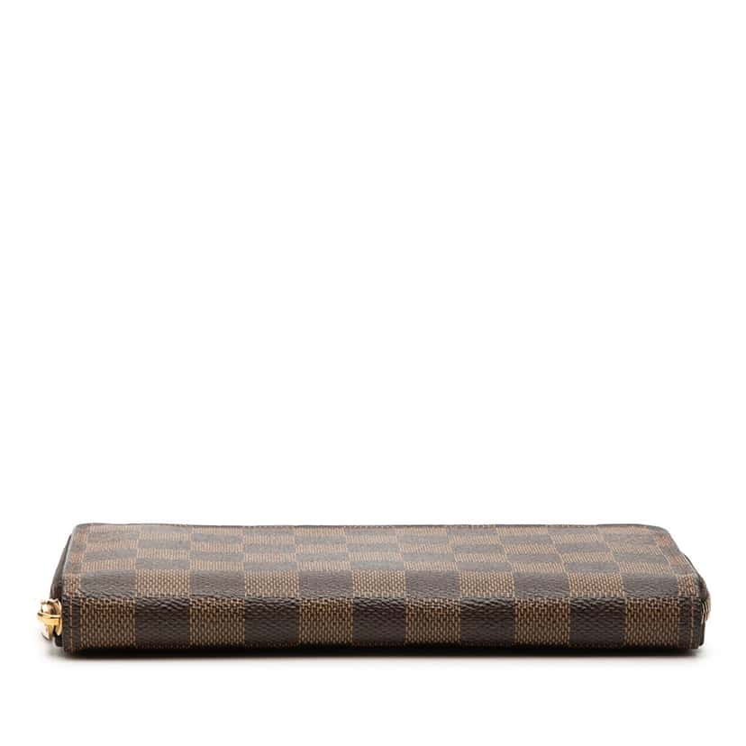Louis Vuitton Damier Ebene Zippy Long Wallet Brown Very good condition - Inside View