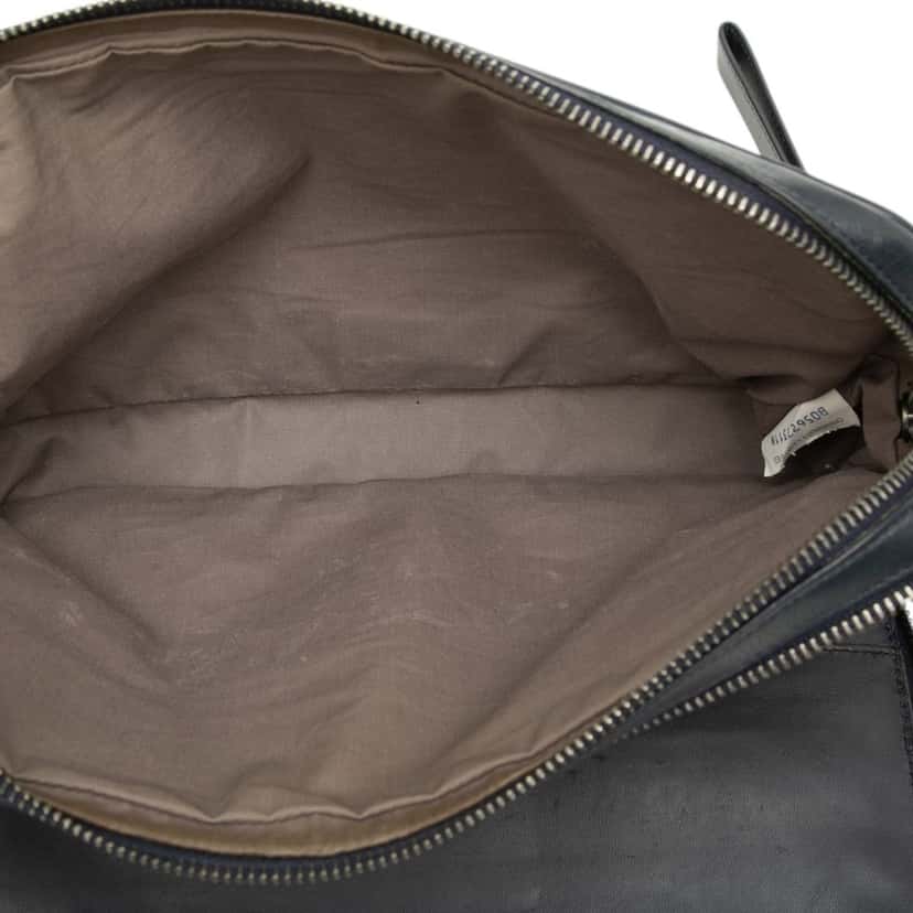 Bottega Veneta Nappa Intrecciato Wristlet Clutch Blue Leather Good condition - Model View