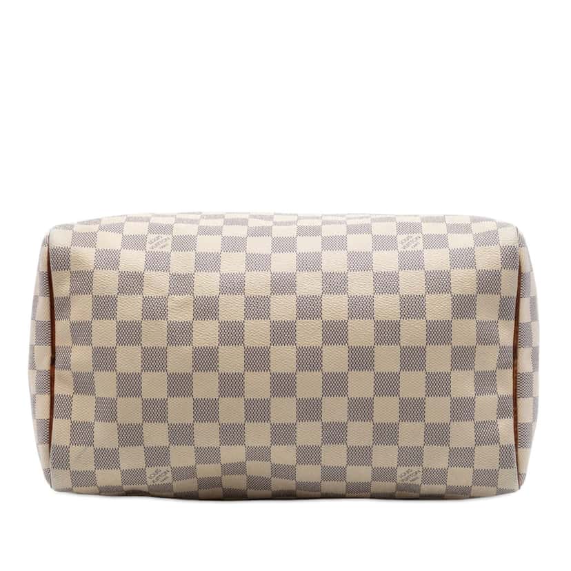 Louis Vuitton Damier Azur Speedy 30 White Very good condition - Inside View