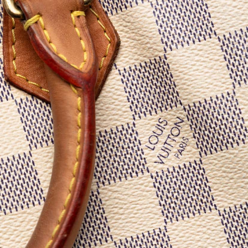 Louis Vuitton Damier Azur Speedy 30 White Very good condition - Box View