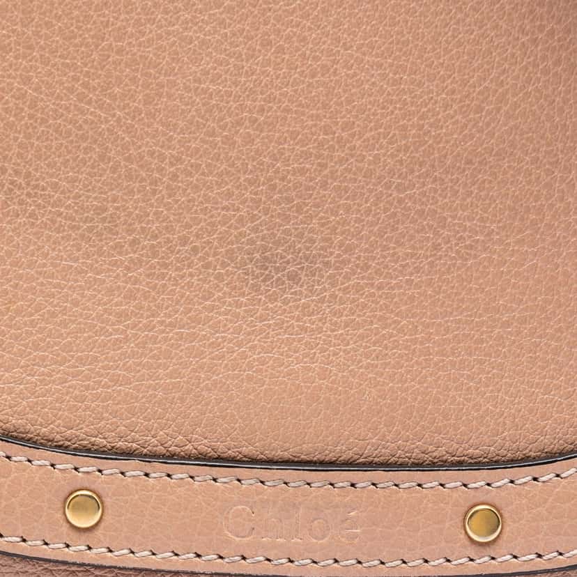 Chloé Small Leather Nile Bracelet Satchel Pink Leather Very good condition - Box View