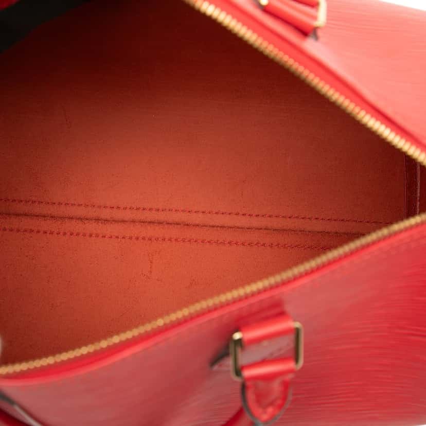 Louis Vuitton Epi Speedy 30 Red Leather Very good condition - Model View