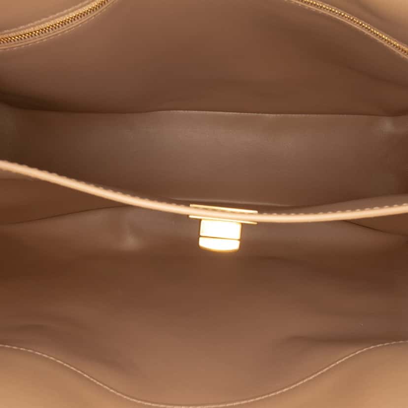 Balenciaga Large Smooth Calfskin Rodeo Satchel Beige Leather Very good condition - Model View