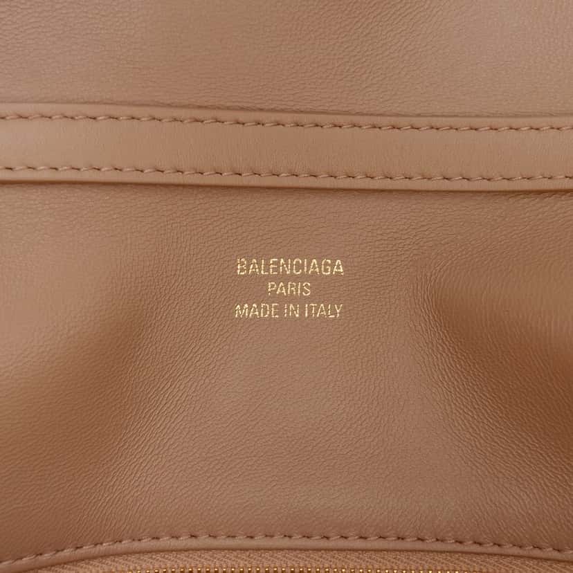 Balenciaga Large Smooth Calfskin Rodeo Satchel Beige Leather Very good condition - Box View