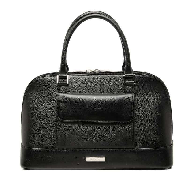 Burberry Leather Handbag Black Leather Very good condition - Front View