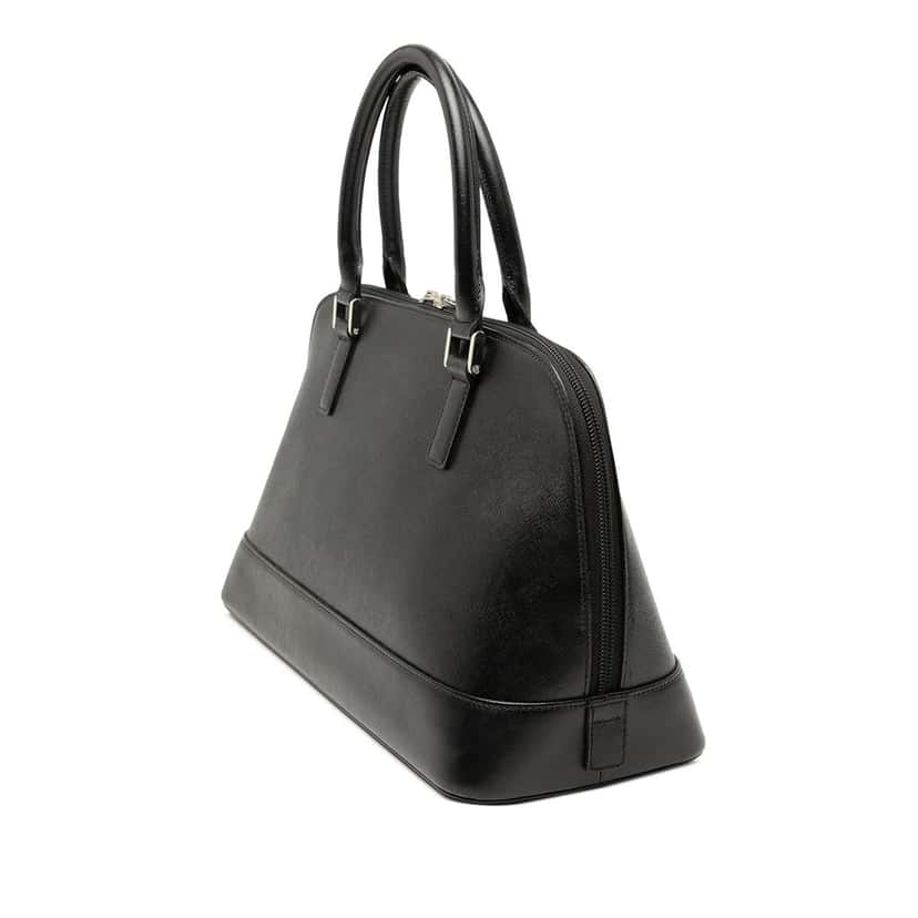 Burberry Leather Handbag Black Leather Very good condition - Back View