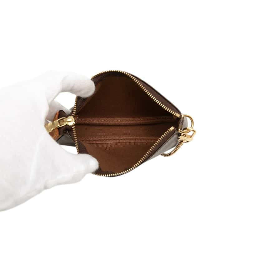 Louis Vuitton Monogram Mini Pochette Accessoires Brown Very good condition - Model View