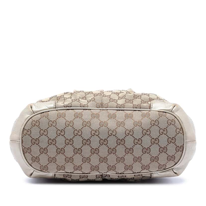Gucci GG Canvas Sukey Satchel Beige Very good condition - Inside View