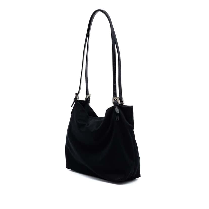Fendi Nylon Tote Black Very good condition - Back View