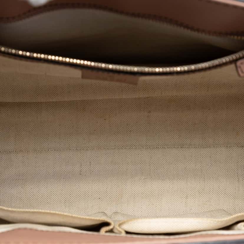 Gucci Large Guccissima Emily Shoulder Bag Brown Leather Very good condition - Model View