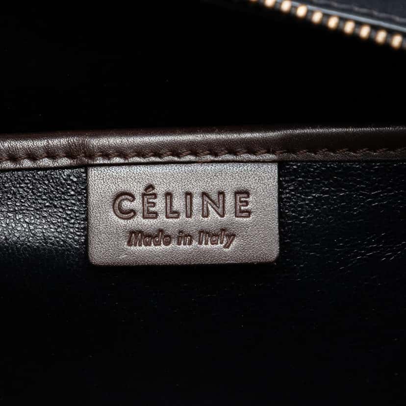 Celine Nano Tricolor Leather Luggage Tote Blue Leather Very good condition - Box View
