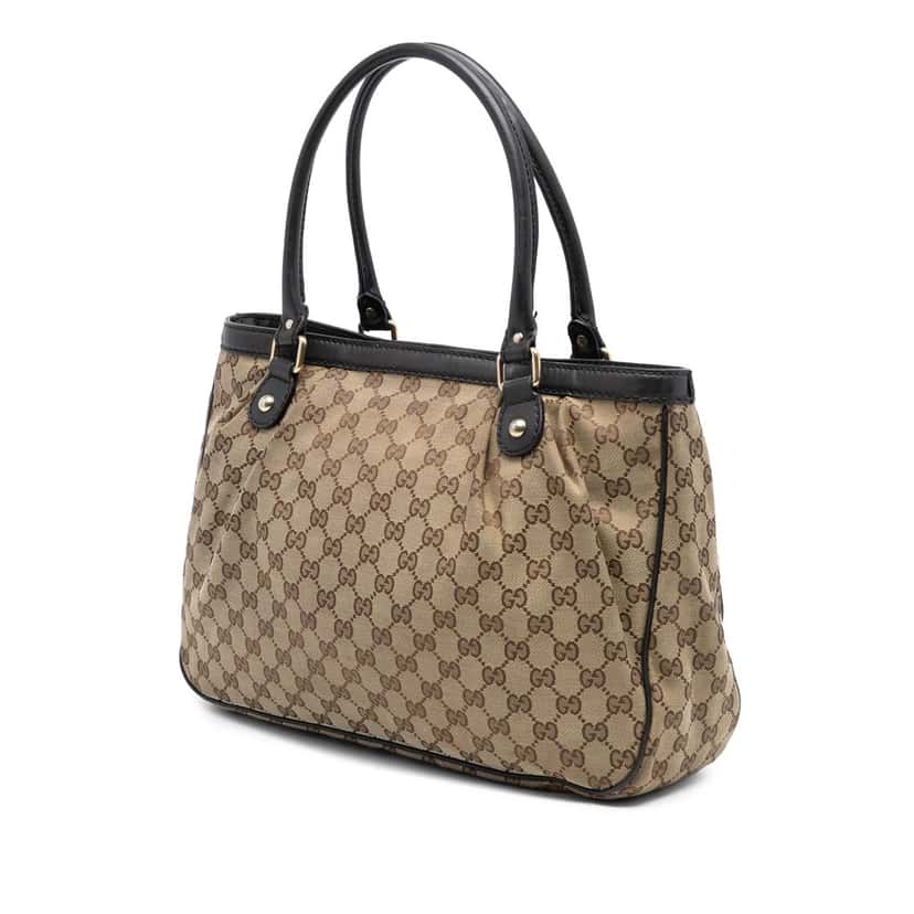 Gucci GG Canvas Sukey Tote Beige Very good condition - Back View
