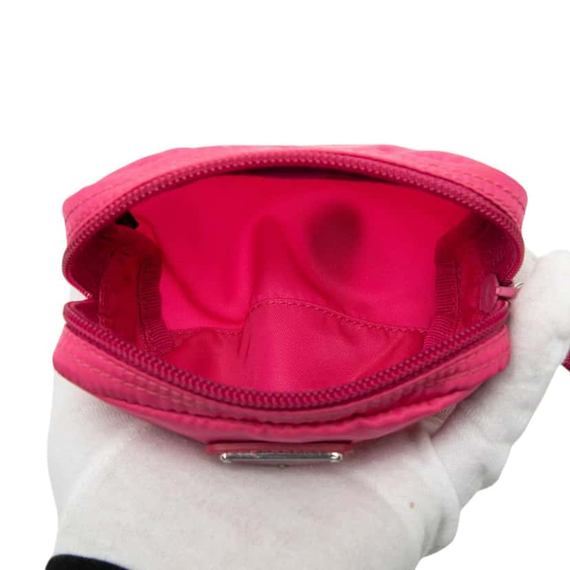 Prada Tessuto Cosmetic Pouch Pink Very good condition - Model View