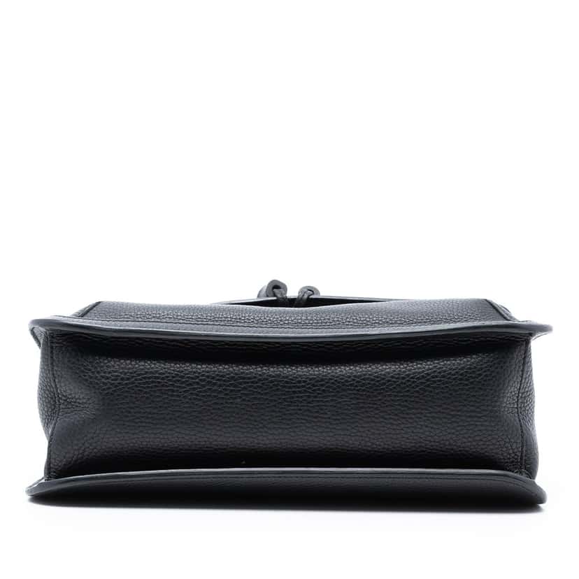 Gucci Medium Leather Bamboo Daily Crossbody Black Leather Very good condition - Inside View