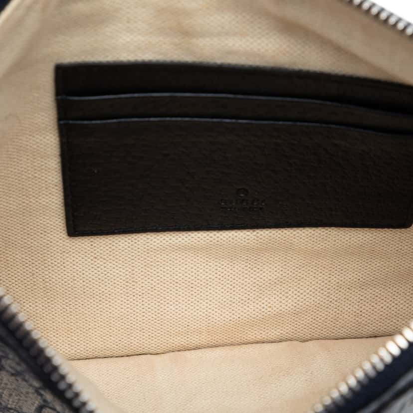 Gucci GG Supreme Web Ophidia Clutch Beige Very good condition - Model View