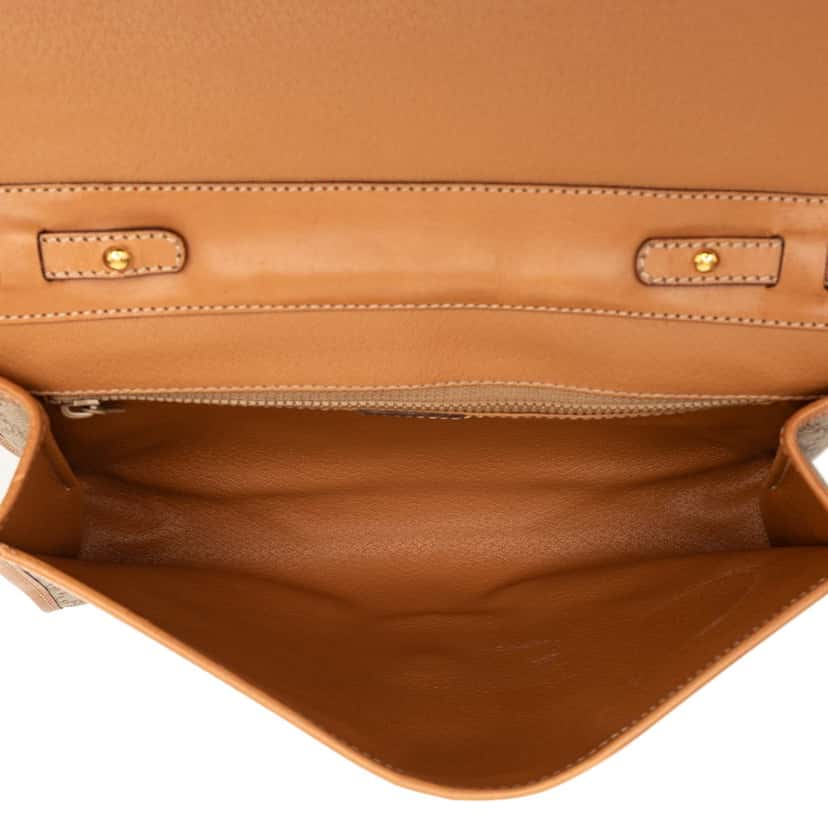 Celine Macadam Coated Canvas Crossbody Beige Very good condition - Model View