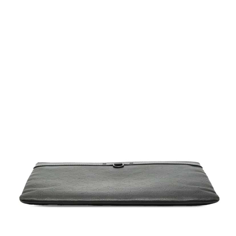 Louis Vuitton Monogram Shadow Discovery Pochette Black Leather Very good condition - Inside View