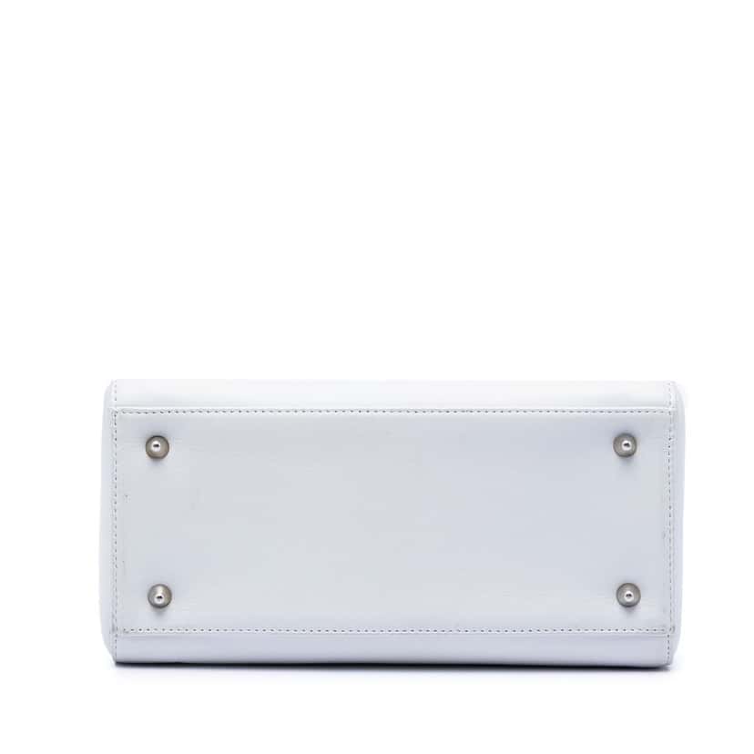 Dior Medium Calfskin Lady Dior White Leather Very good condition - Inside View