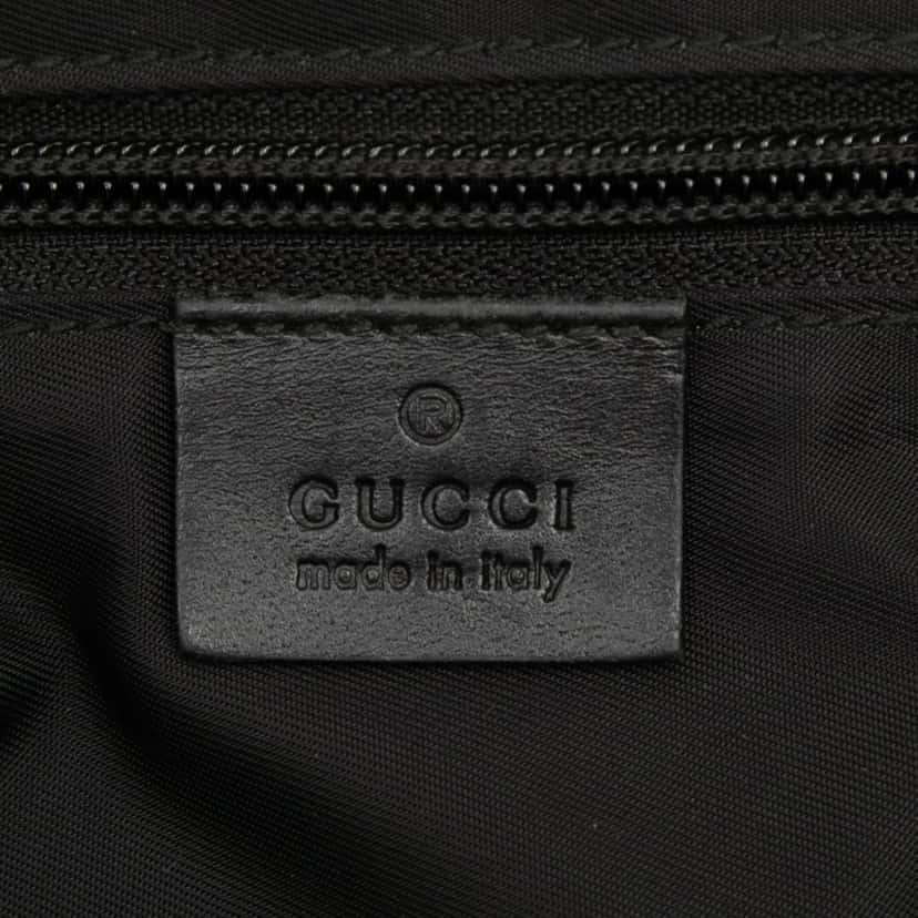 Gucci Techno Canvas Web Travel Bag Black Very good condition - Box View