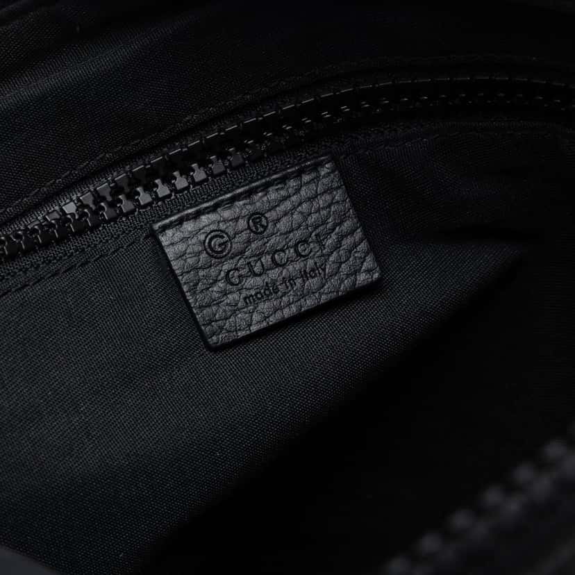 Gucci GG Nylon Web Crossbody Black Very good condition - Box View