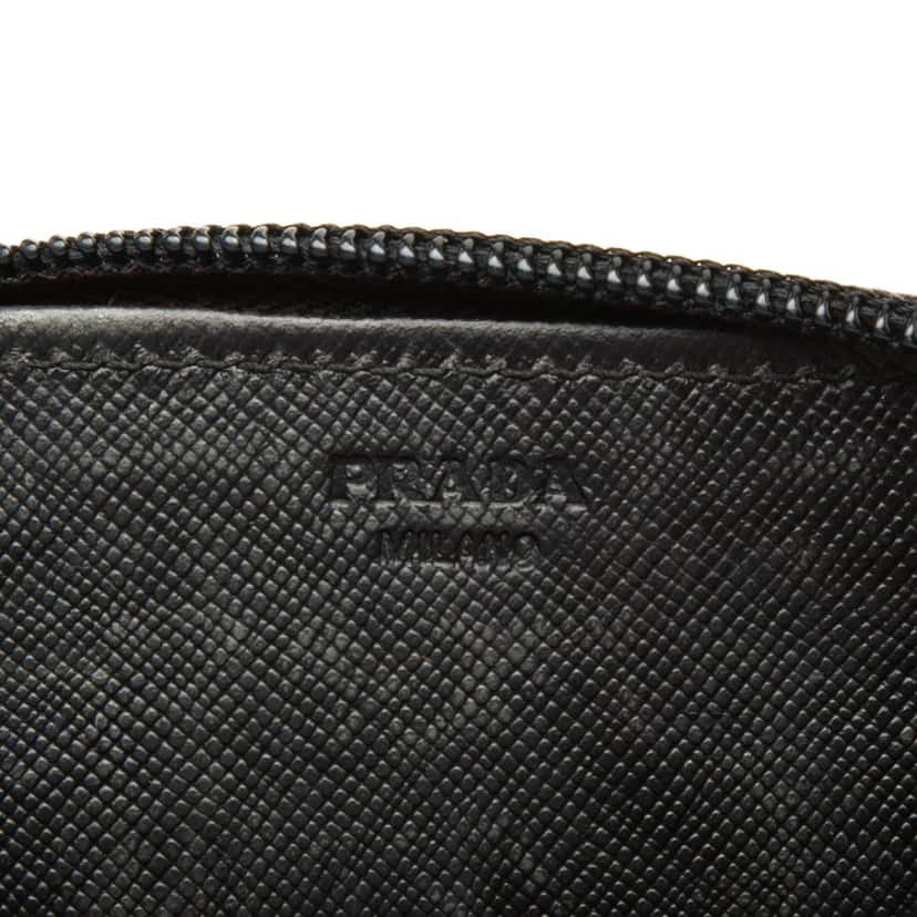 Prada Tessuto Coin Pouch Black Very good condition - Box View