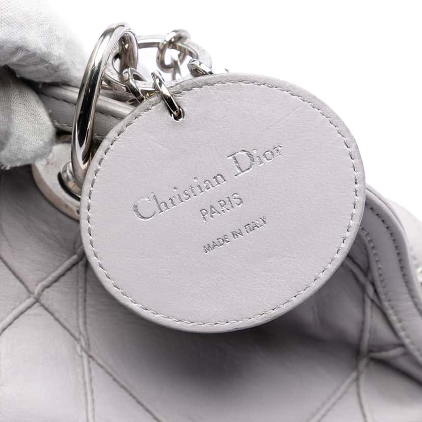Dior Medium Lambskin Cannage Polochon Granville Satchel Other Leather Never worn, with tag - Box View