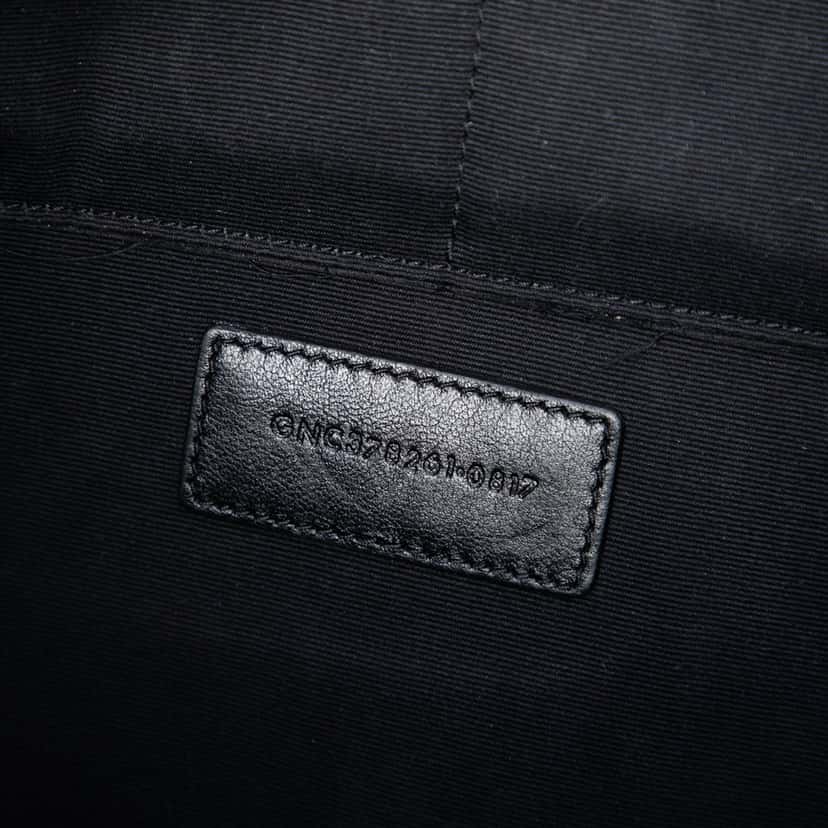 Saint Laurent Croc Embossed Leather Document Holder Black Leather Very good condition - Box View