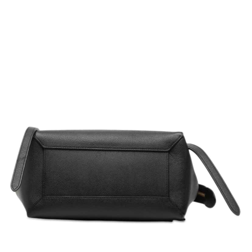 Celine Micro Grained Calfskin Belt Bag Black Leather Very good condition - Inside View