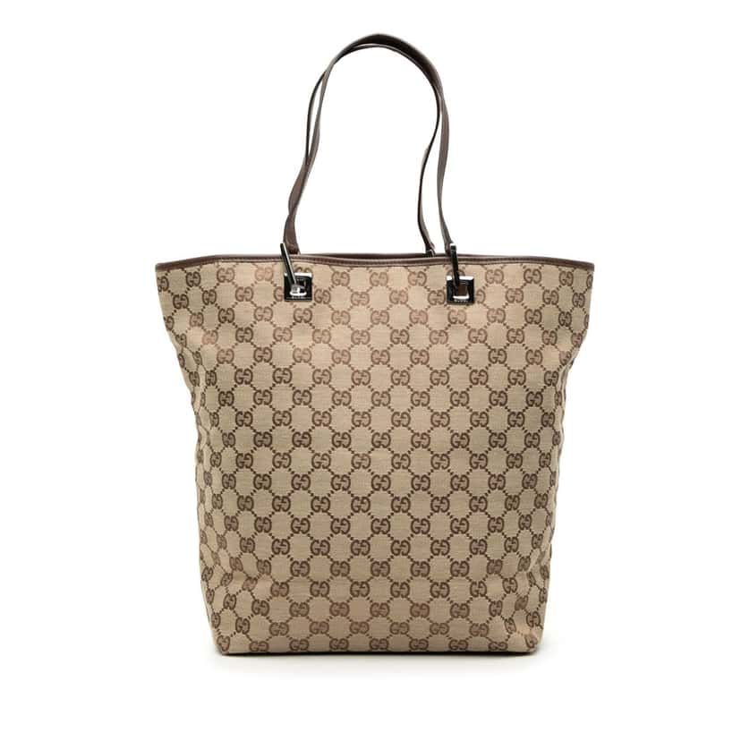 Gucci GG Canvas Tote Beige Very good condition - Front View