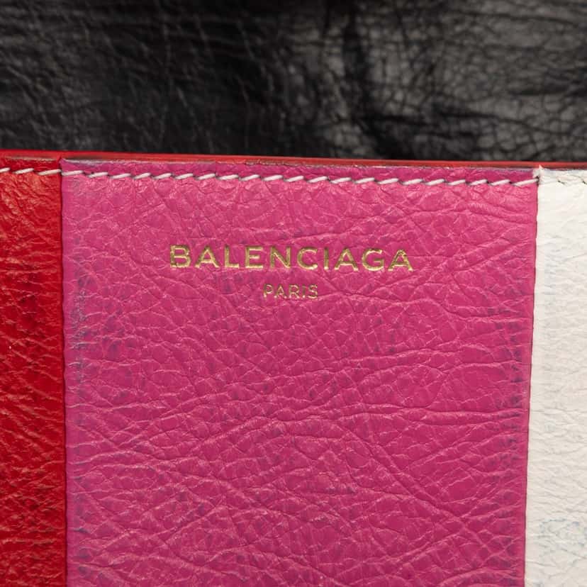 Balenciaga Lambskin Bazar Crossbody Pink Leather Very good condition - Box View