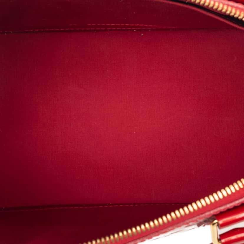 Louis Vuitton Monogram Vernis Alma PM Red Leather Very good condition - Model View