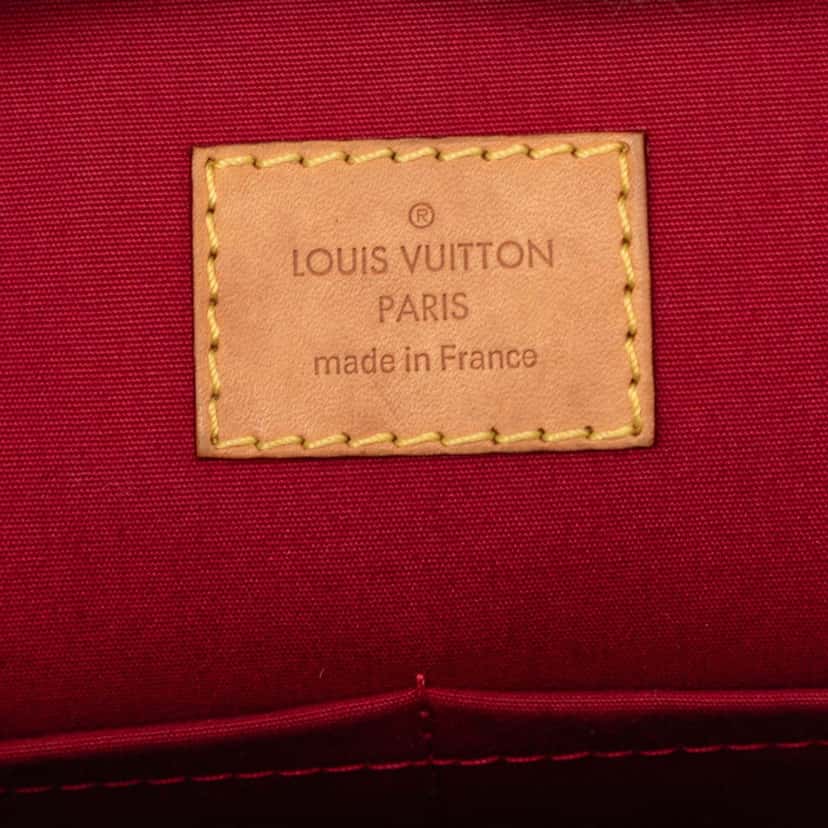Louis Vuitton Monogram Vernis Alma PM Red Leather Very good condition - Box View