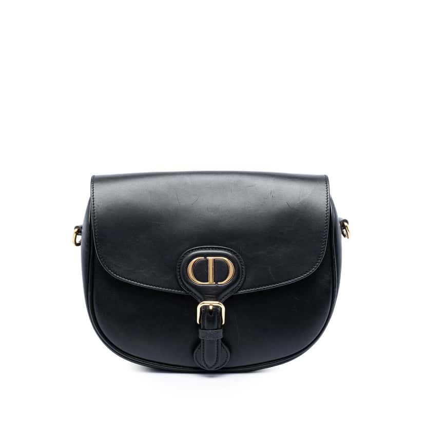 Dior Medium Leather Bobby Crossbody Black Leather Good condition - Front View