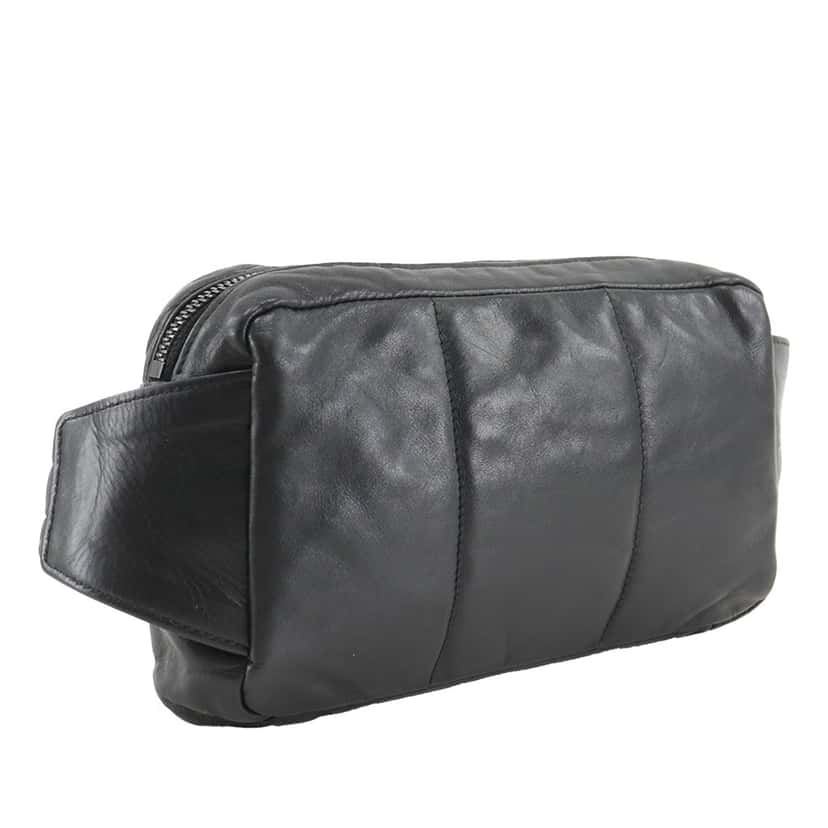 Bottega Veneta Nappa Intrecciato Belt Bag Black Leather Very good condition - Inside View