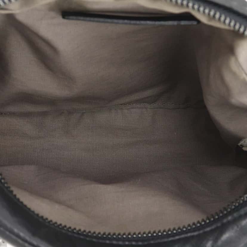 Bottega Veneta Nappa Intrecciato Belt Bag Black Leather Very good condition - Model View