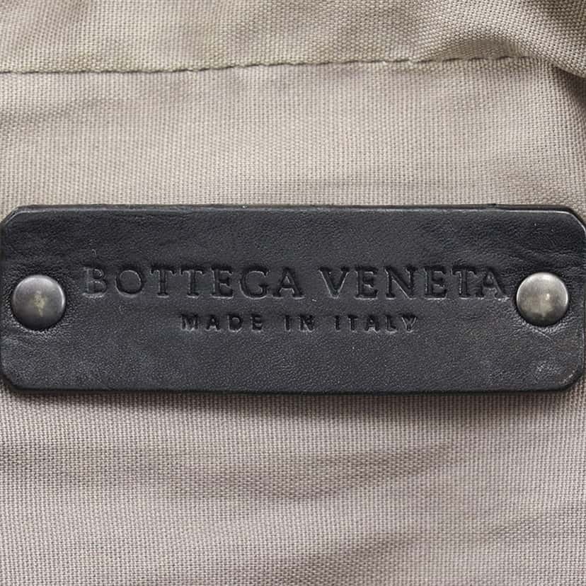 Bottega Veneta Nappa Intrecciato Belt Bag Black Leather Very good condition - Box View