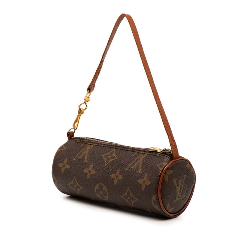 Louis Vuitton Monogram Papillon Pochette Brown Very good condition - Back View