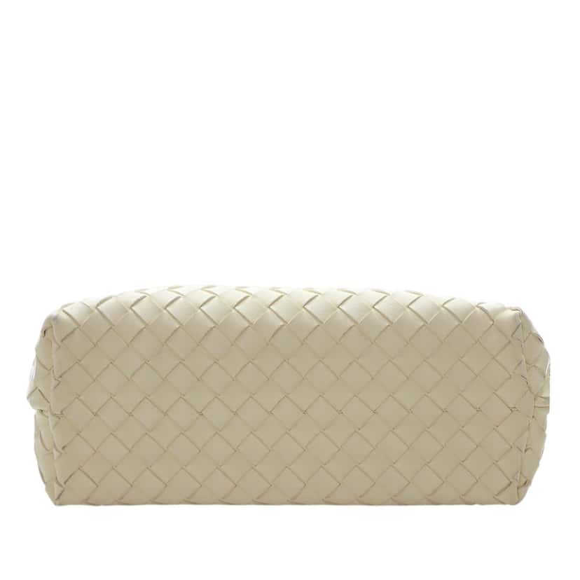 Bottega Veneta Medium Lambskin Intrecciato Andiamo Bag Yellow Leather Very good condition - Box View