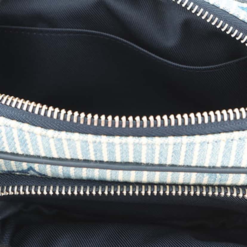 Louis Vuitton Monogram Denim Watercolor Hickory Stripes Outdoor Pouch Blue Very good condition - Model View
