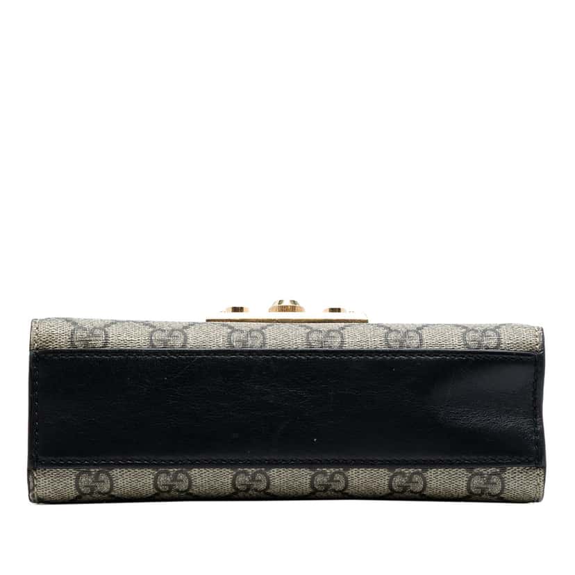 Gucci Small GG Supreme Padlock Crossbody Beige Very good condition - Inside View
