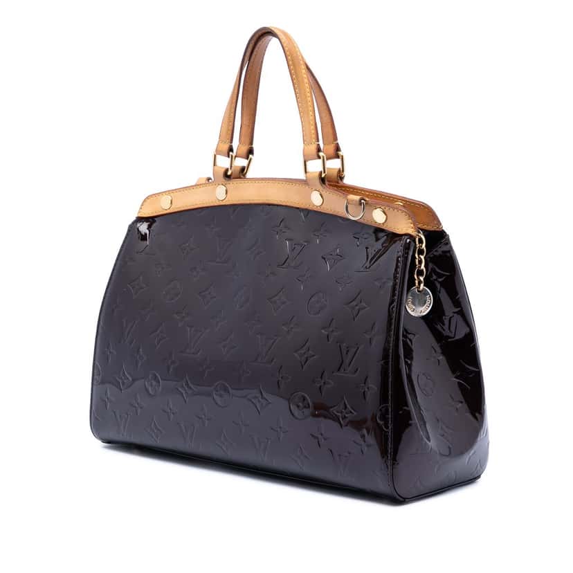 Louis Vuitton Monogram Vernis Brea MM Purple Leather Very good condition - Back View