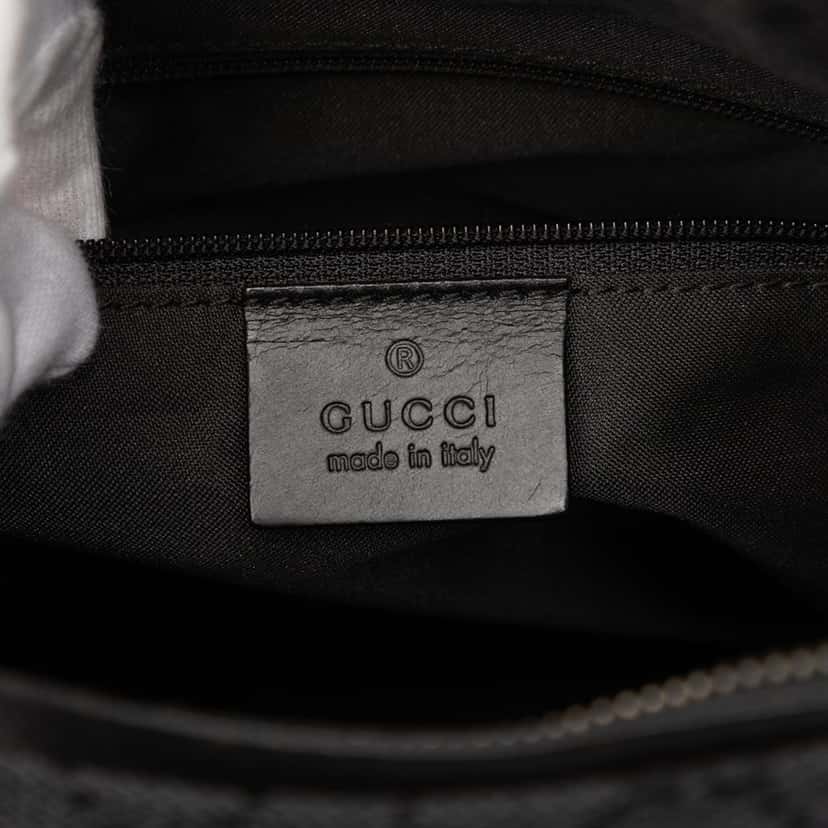 Gucci GG Canvas Handbag Black Very good condition - Box View